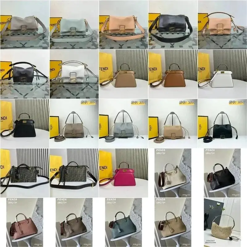 Fendi Baguette & Peekaboo Bags - New Fashion 2025 Women's Large Capacity Versatile Handbags