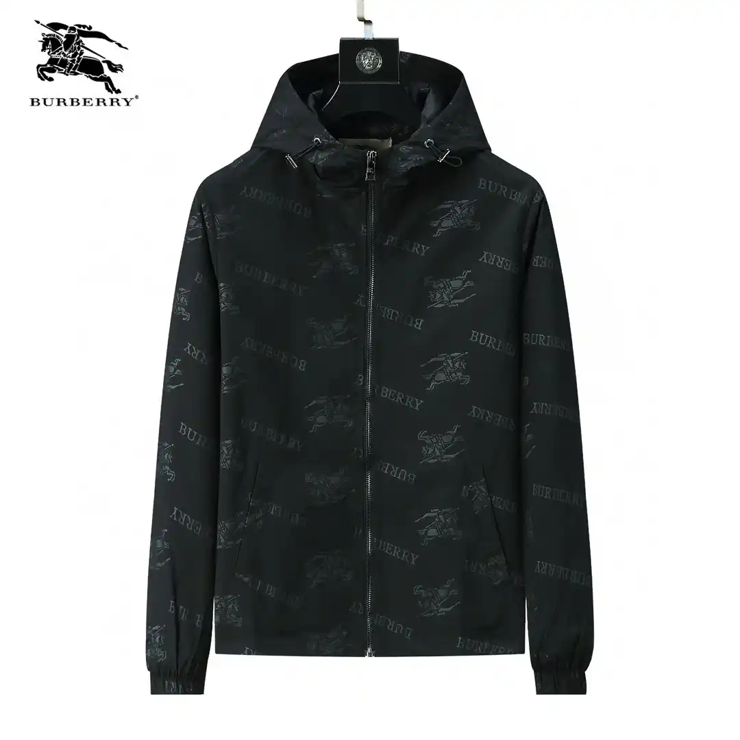 Burberry Checkered-Sleeve Jacket 2
