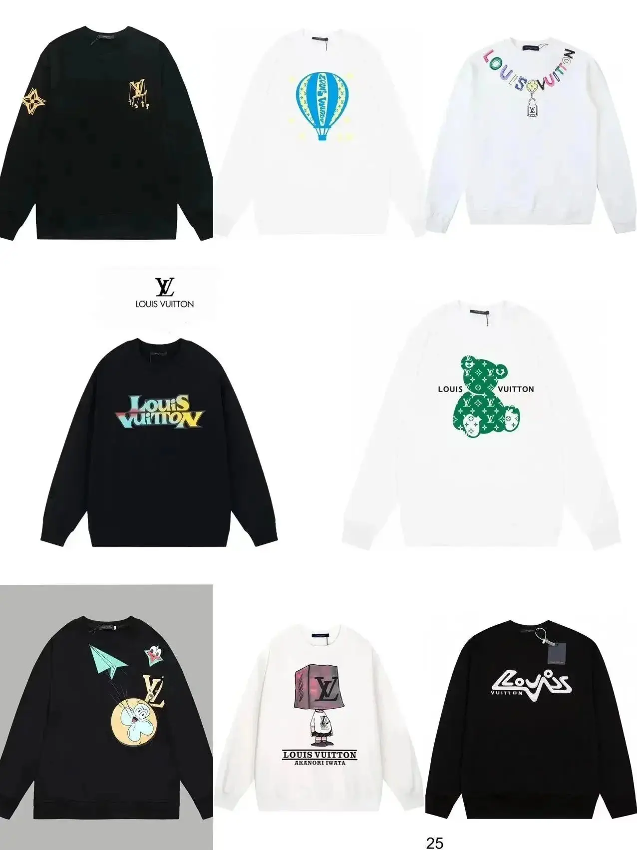 Louis Vuitton Graphic Print Sweatshirts